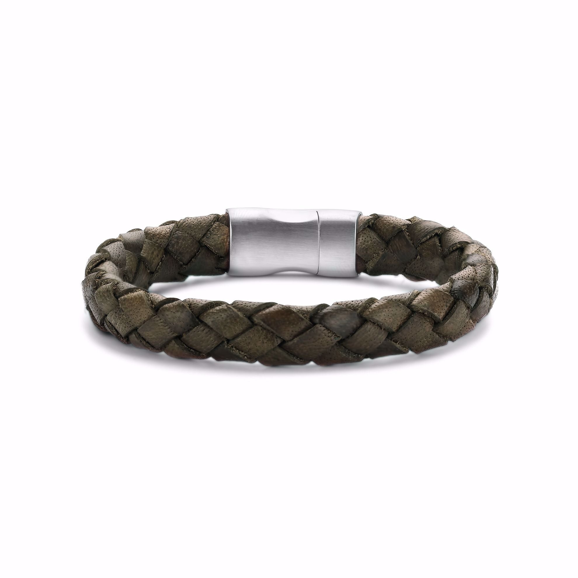 Frank brun læder armbånd