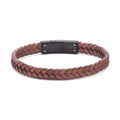 Frank brun læder armbånd