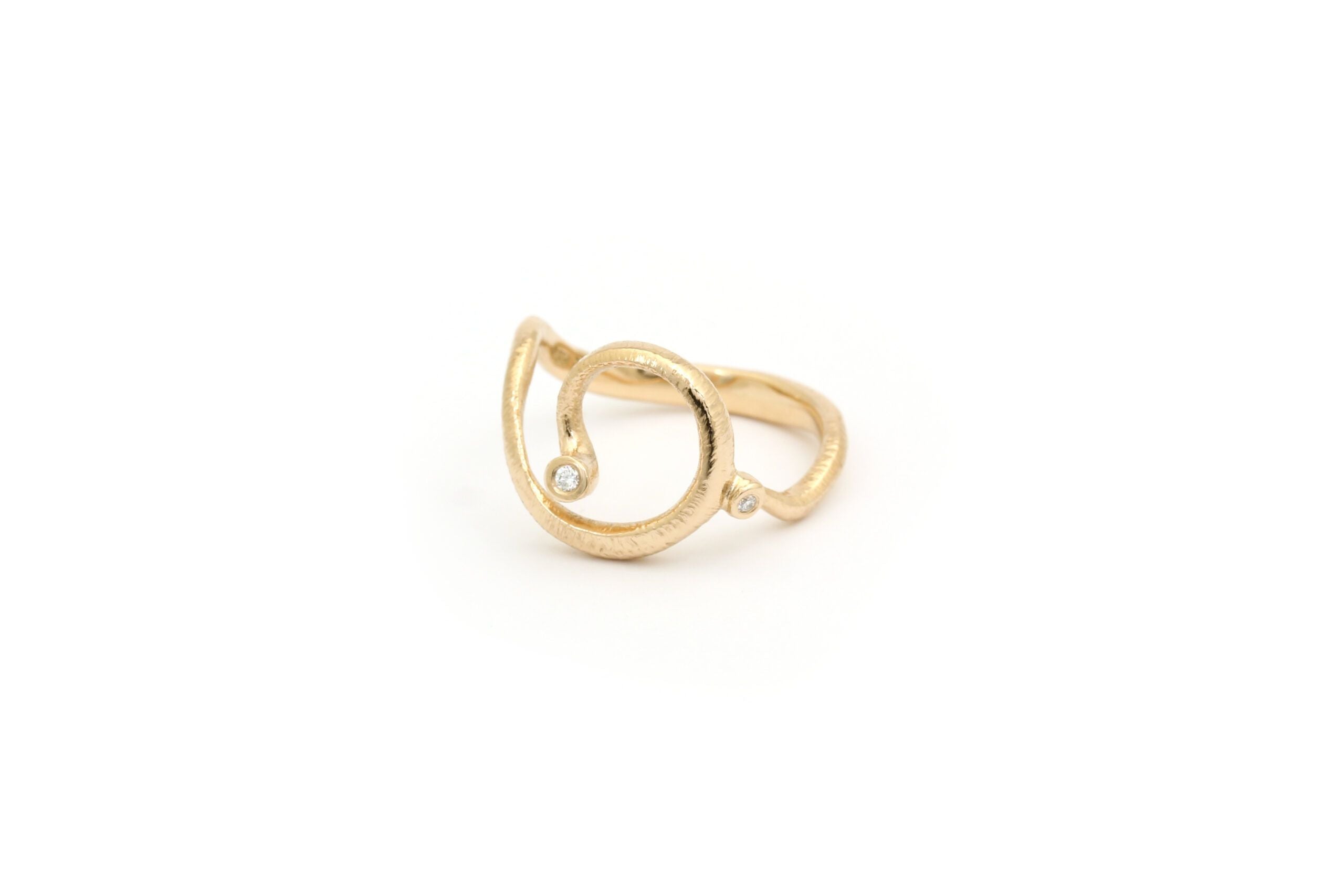 Ophelia ring 14 kt. 0,03 ct. TW/VS