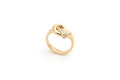 Knude ring 14 kt. 0,26 ct. TW/VS