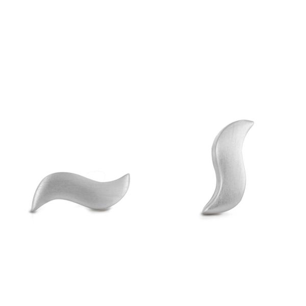 byBiehl Wave Stud øreringe