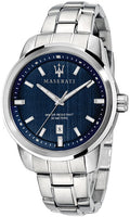Maserati Successo Blå/Stål Ø44 mm