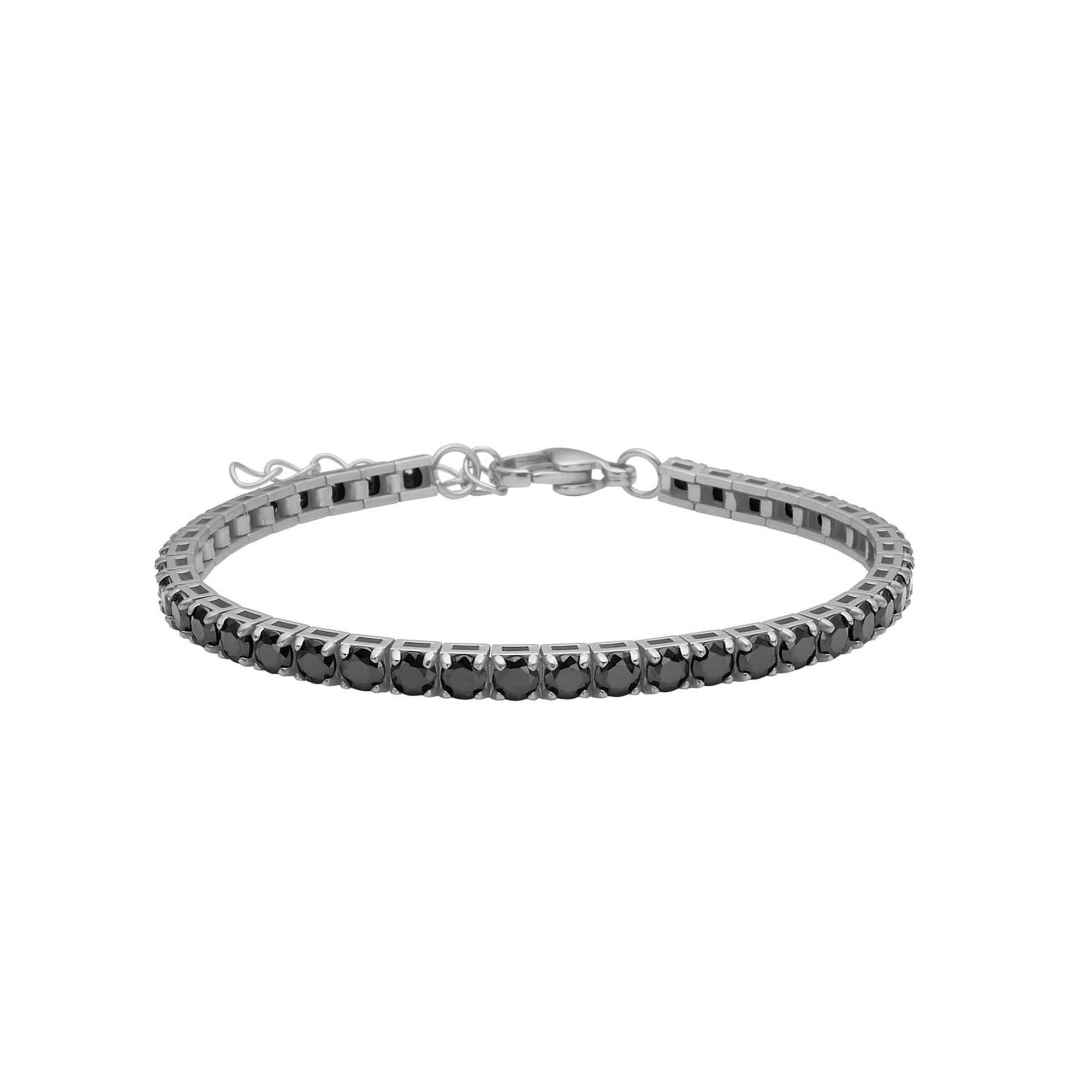 SON armbånd – stål med sort