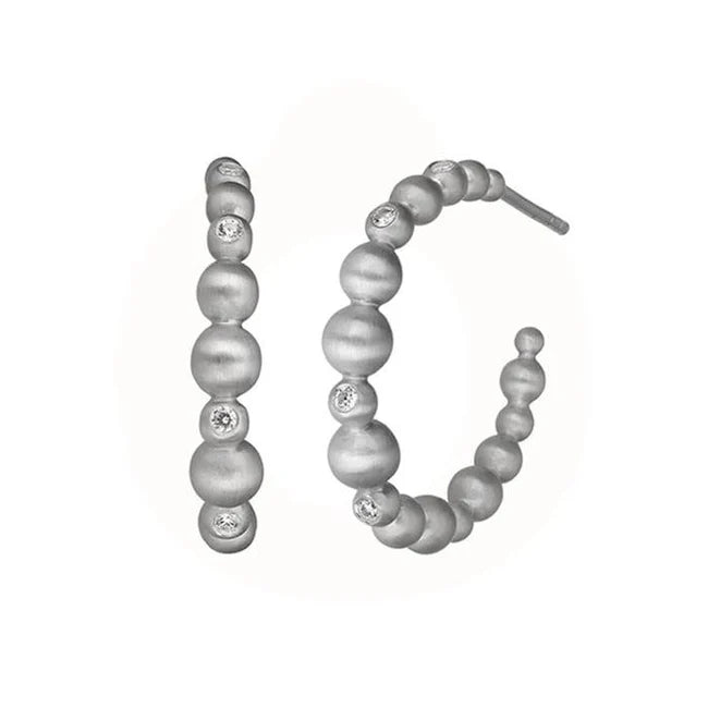 byBiehl Pebbles Hoops øreringe