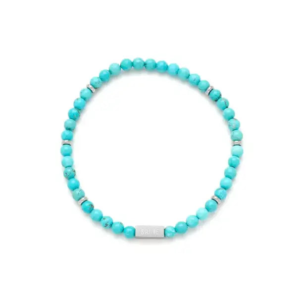 Samie Matheo Armbånd med Turkiser – 19 cm ✨