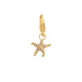 By Biehl starfish charm forgyldt stål