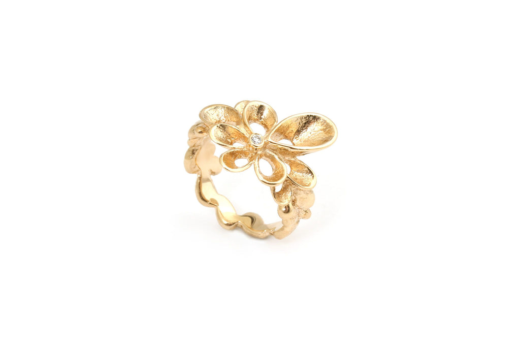 Violina ring 14 kt. 0,02 ct. TW/VS