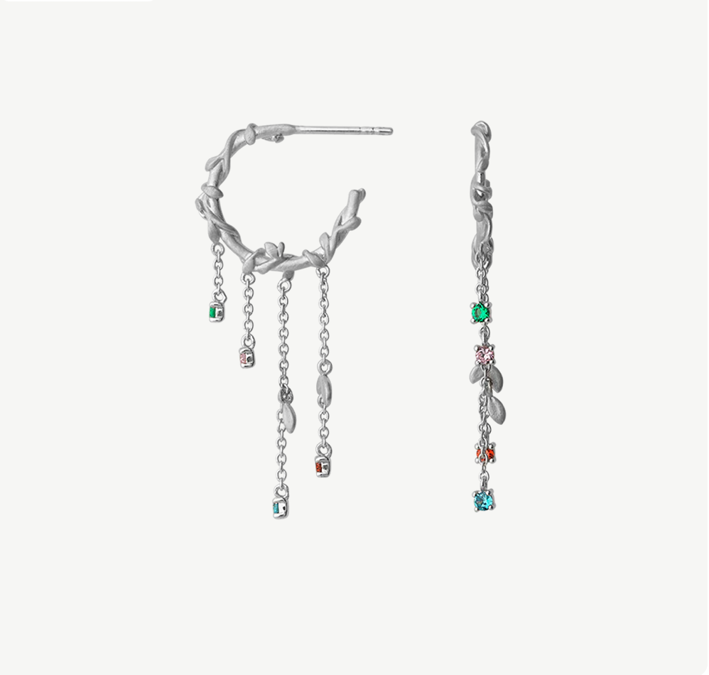 Jungle Ivy Hoops Mini Colors